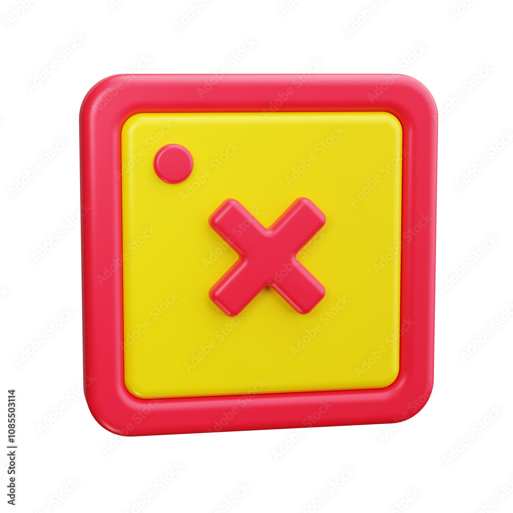 Cross Mark 3d Render Icons Cross Mark 3d Render Icons