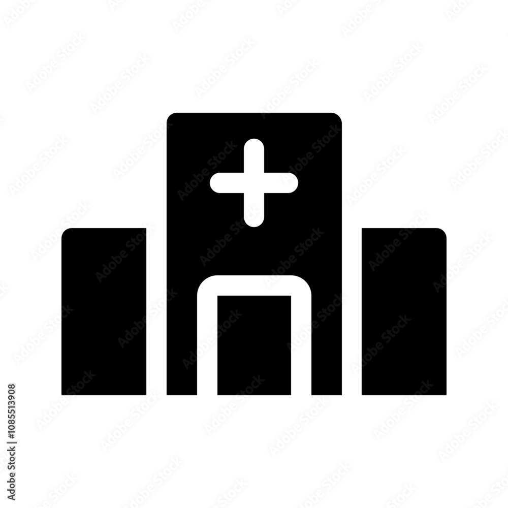 Fototapeta premium hospital icon