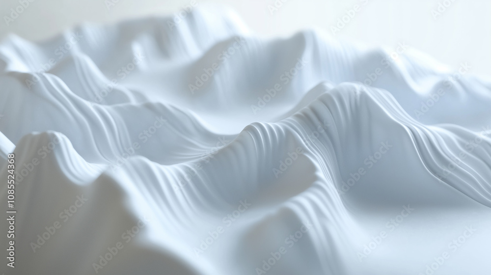 Obraz premium white silk background