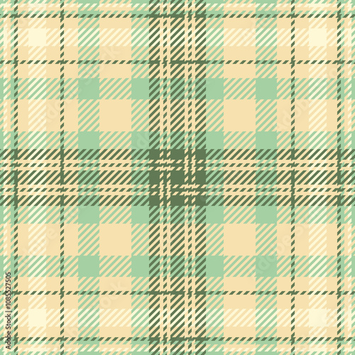 Kid texture check vector, gift seamless pattern tartan. Lined background fabric plaid textile in wheat and light colors.