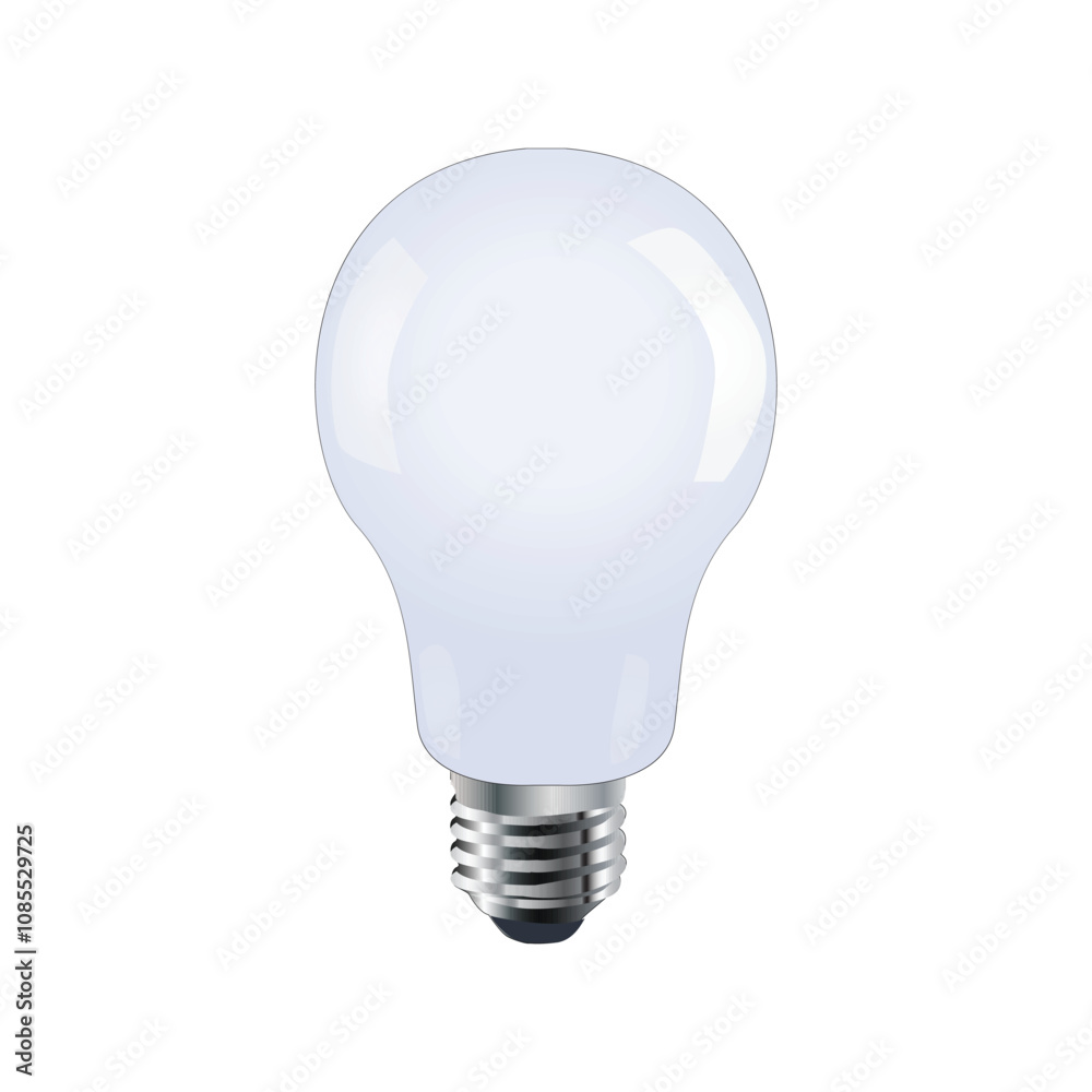 3D Light Bulb minimal icon. Bright lightbulb. Cartoon creative 3D Light Bulb minimal icon. Bright lightbulb. Cartoon creative