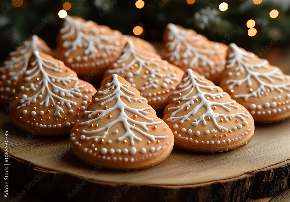 A Group of Cookies on a Wooden Surface
A Group of Cookies on a Wooden Surface