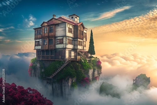 Fantasy-Inspired Surreal World Image for Artworks