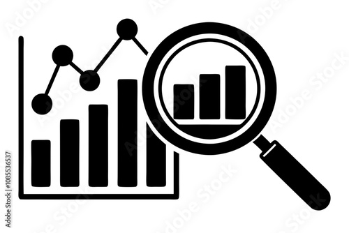 Predictive analytics icon in solid style Data Analytics icon set vector illustration
