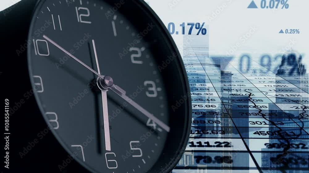 Time Lapse of Watch Clock Showing Time Passing By Fast in Moving Countdown Time Lapse of Watch Clock Showing Time Passing By Fast in Moving Countdown
