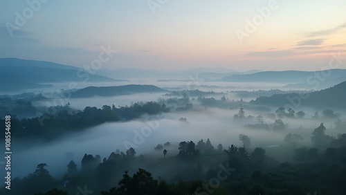 villages in resort surrounded by clouds Fog