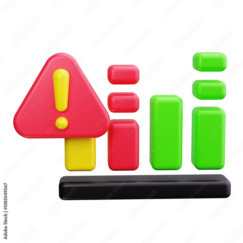 Risk 3d Render Icons