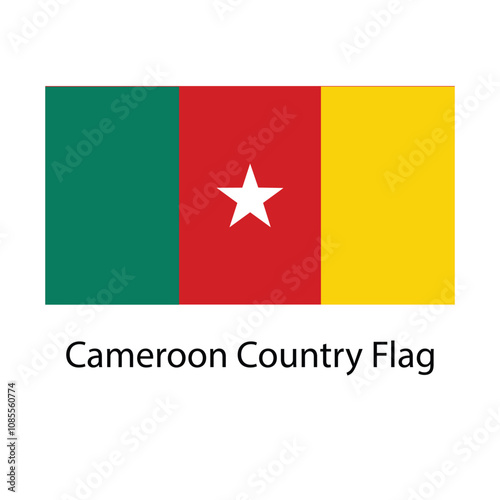 Free Download Cameroon Country Flag hand drawing illustration vector based drawing - GFXLoad