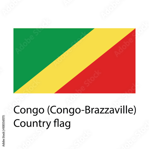 Free Download Congo Congo-Brazzaville Country flag hand drawing illustration vector based drawing - GFXLoad