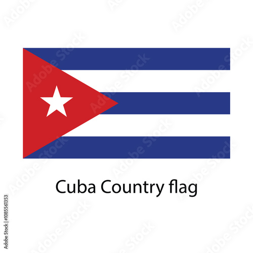 Free Download Cuba Country flag hand drawing illustration vector based drawing - GFXLoad