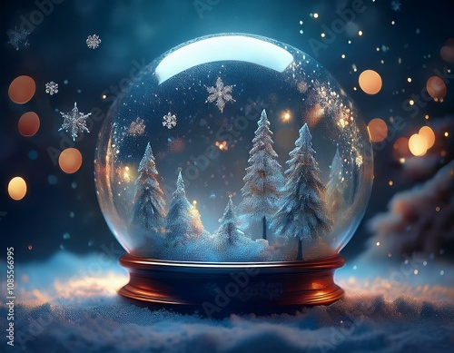 Obraz na płótnie Decorated Christmas tree illustration
w salonie