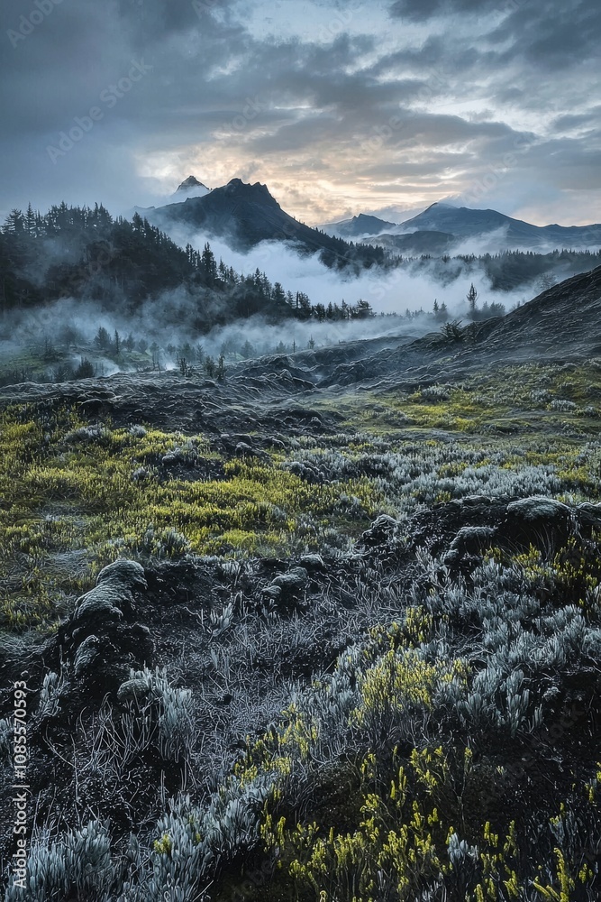 Scenic Nature Landscape with Dramatic Sky Scenic Nature Landscape with Dramatic Sky