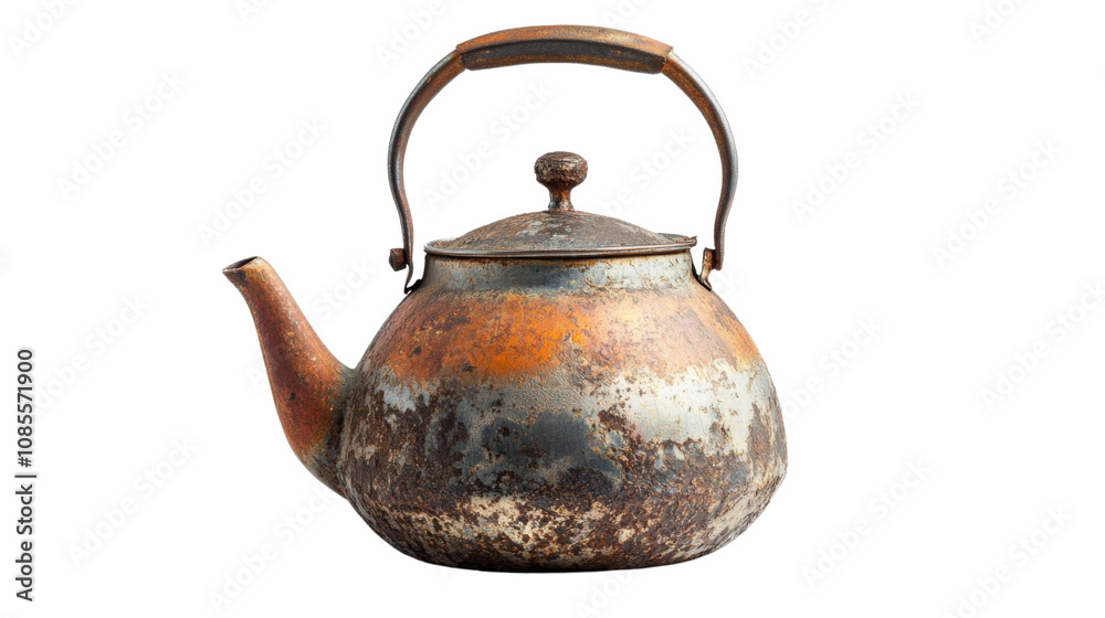 Metal teapot transparent background Metal teapot transparent background