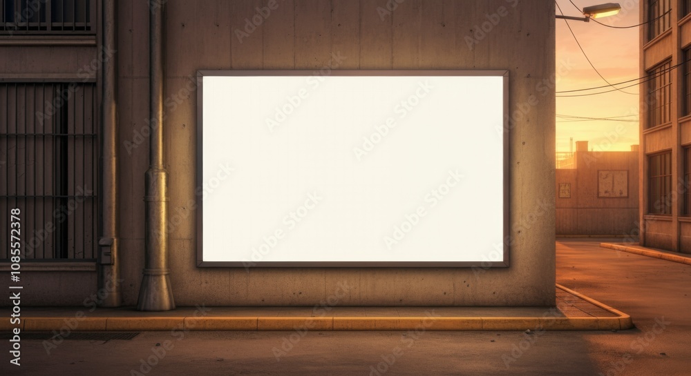 Plain Blank White Board Banner Poster for Product Advertisement, Billboard, Urban City Street, Sign, Display, Wall Covering, Marketing Plain Blank White Board Banner Poster for Product Advertisement, Billboard, Urban City Street, Sign, Display, Wall Covering, Marketing