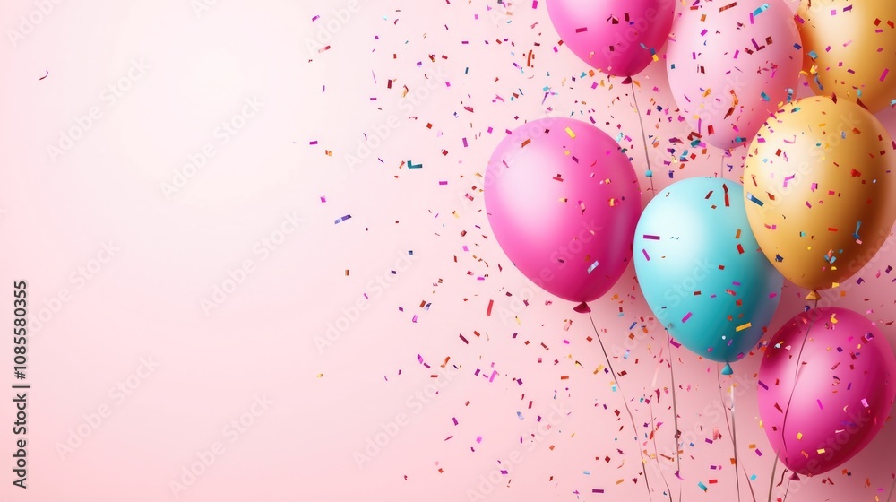 Birthday party banner template design for celebration. Birthday party banner template design for celebration.