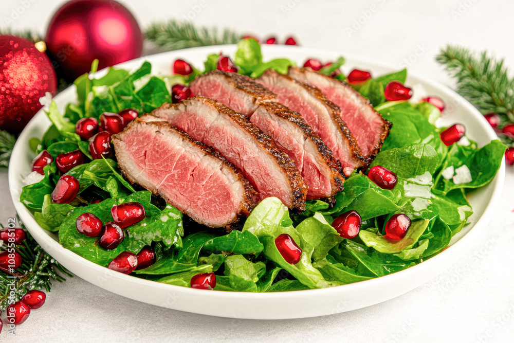 A Flavorful Pomegranate-Glazed Duck Salad for the Festive Season A Flavorful Pomegranate-Glazed Duck Salad for the Festive Season