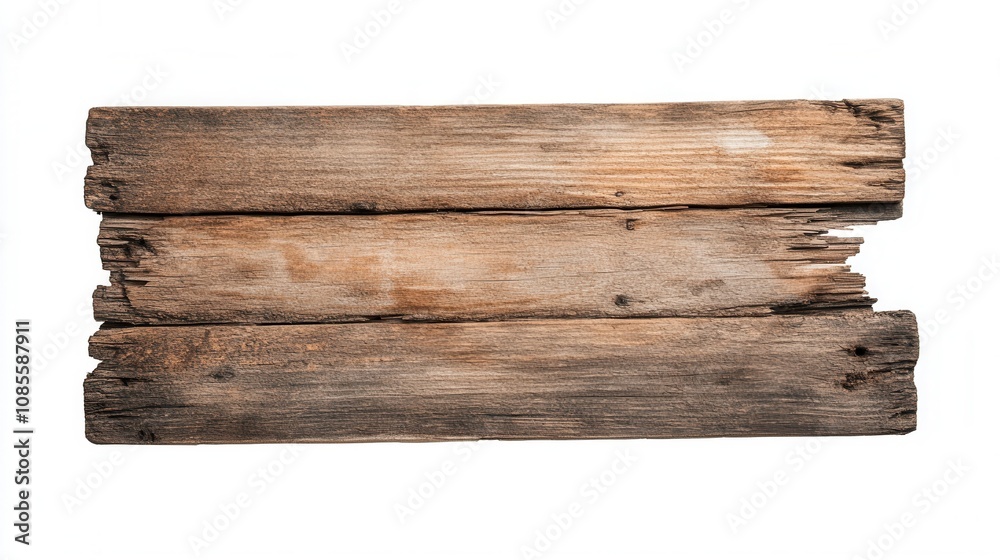 A weathered wooden plank showing signs of aging, with rough texture and faded color, ideal for rustic decor or DIY projects. A weathered wooden plank showing signs of aging, with rough texture and faded color, ideal for rustic decor or DIY projects.