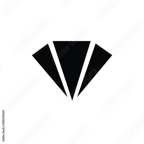Diamond icon vector. diamond gems vector icon.