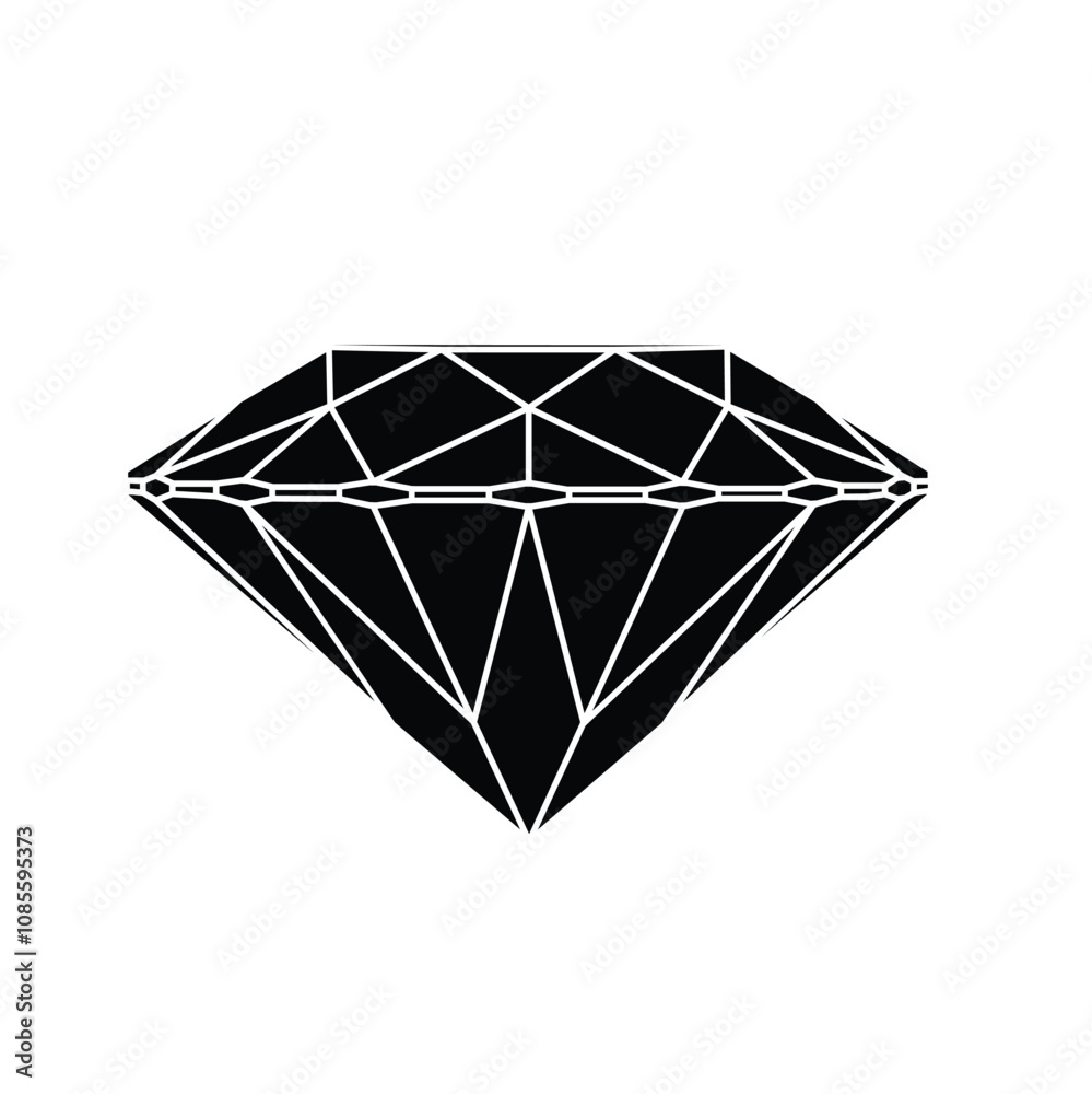 Diamond icon vector. diamond gems vector icon Diamond icon vector. diamond gems vector icon
