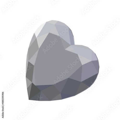 heart Diamond icon vector. diamond gems vector icon