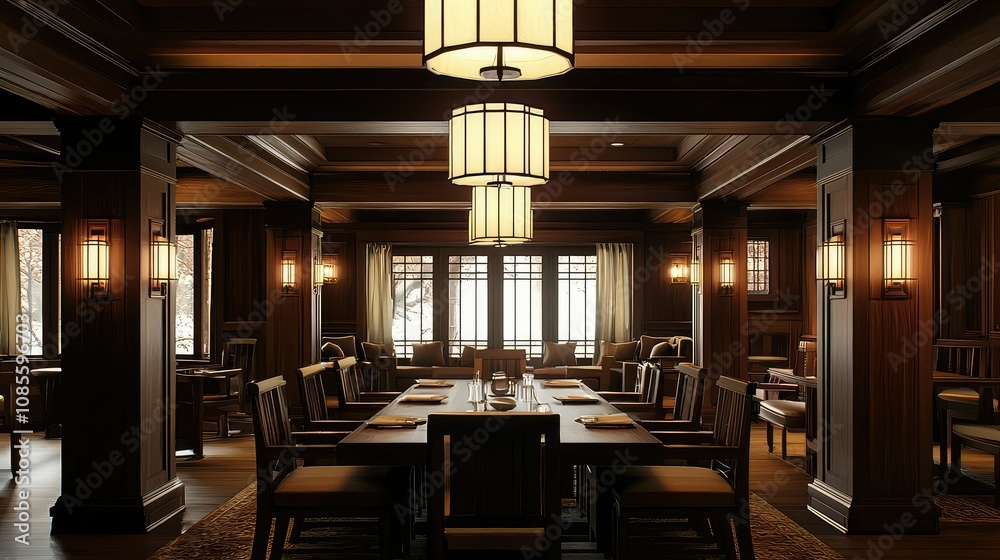 Traditional Craftsman Dining Room Elegance Traditional Craftsman Dining Room Elegance