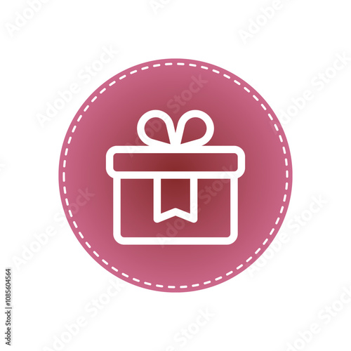 A gift box icon