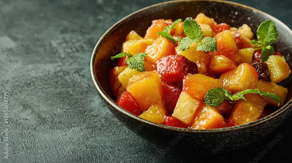 Fresh Mixed Fruit Salad with Honey Drizzle Fresh Mixed Fruit Salad with Honey Drizzle