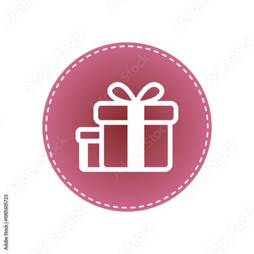 A gift box icon