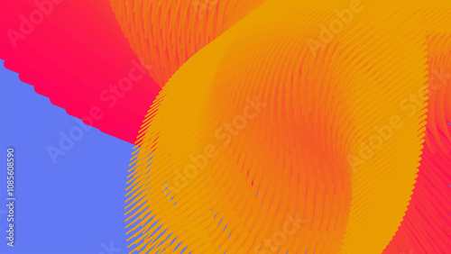 Red yellow blue gradient colors trendy background