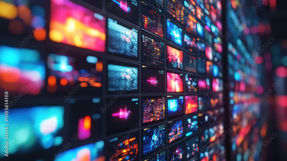 Television screen white background broadcasting.