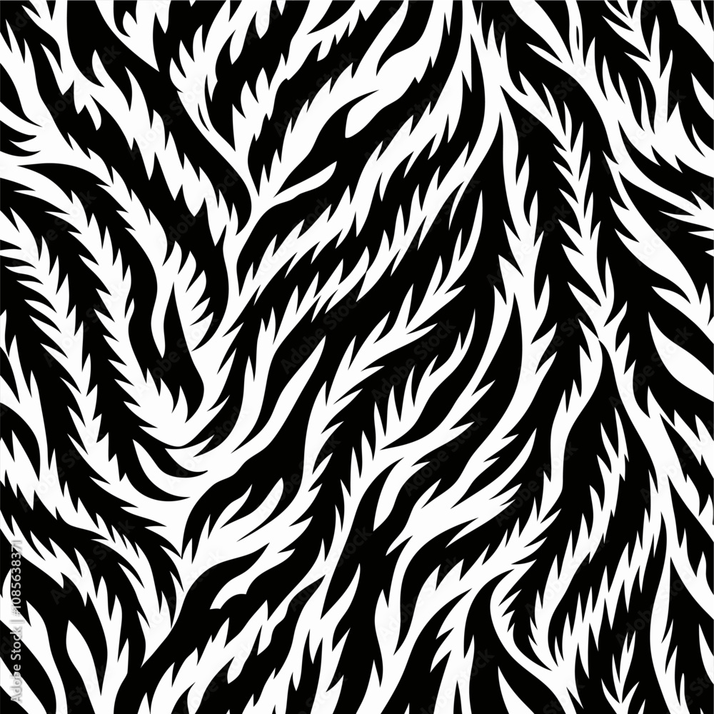 seamles texture animal print and animal vector