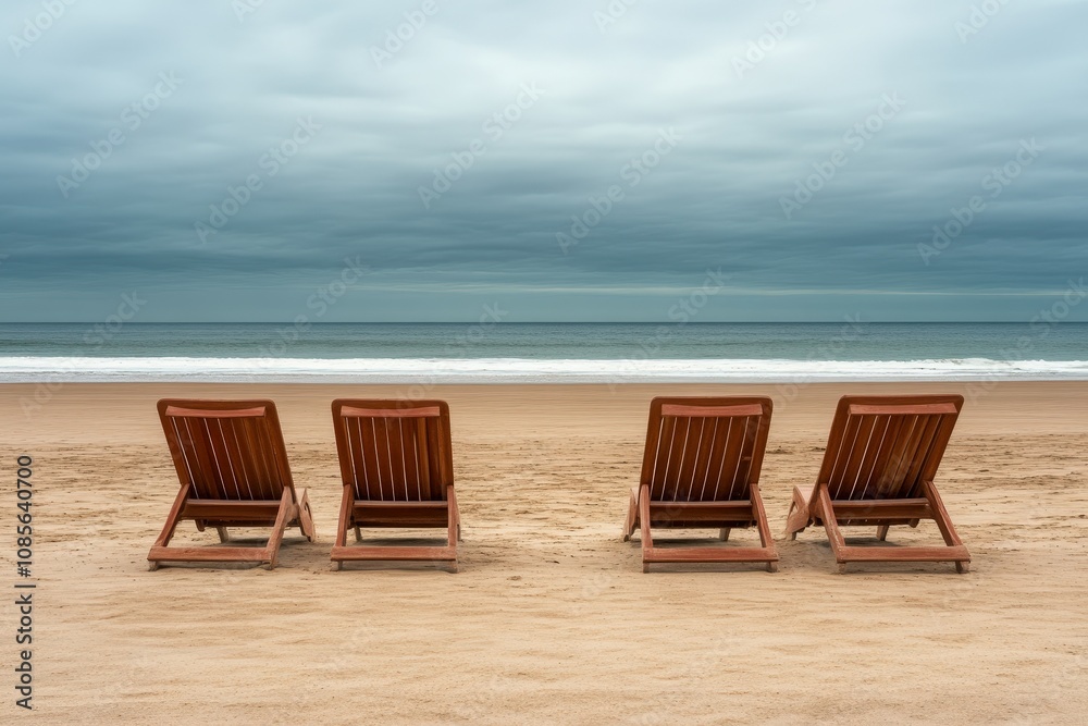 Curly-haired surfer sitting on the beach sand and looking at the seascape captured from behind. Beautiful simple AI generated image Curly-haired surfer sitting on the beach sand and looking at the seascape captured from behind. Beautiful simple AI generated image