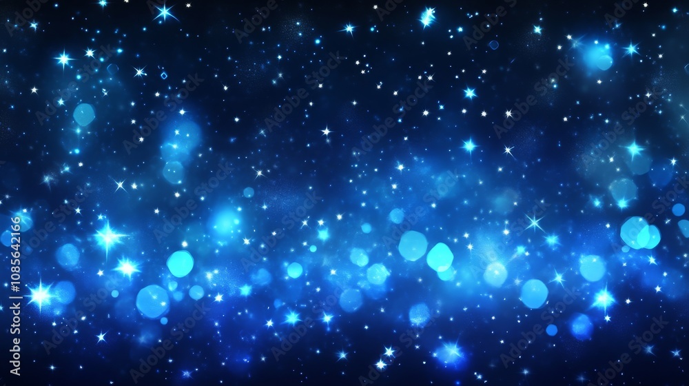 Sparkling Night Sky: A Cosmic Background Sparkling Night Sky: A Cosmic Background
