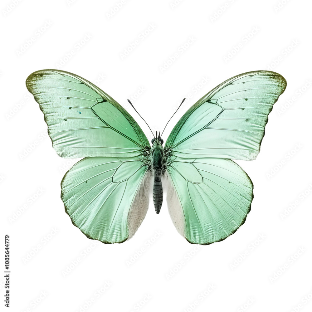Fototapeta premium butterfly on white background