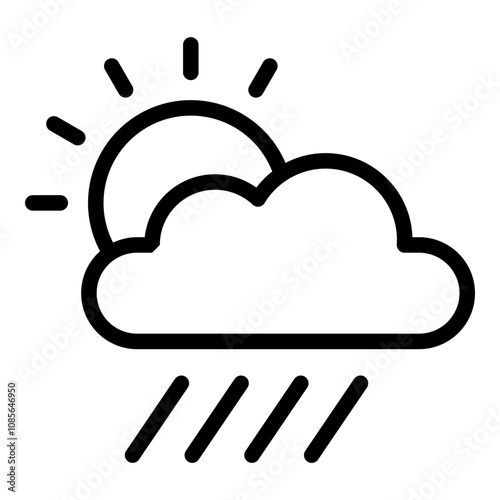 Meteorology icon. Vector line icon
