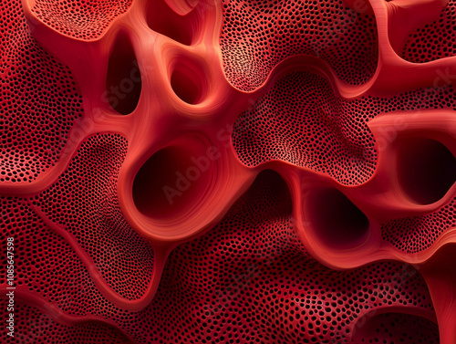 Abstract red background/forms/backdrop/