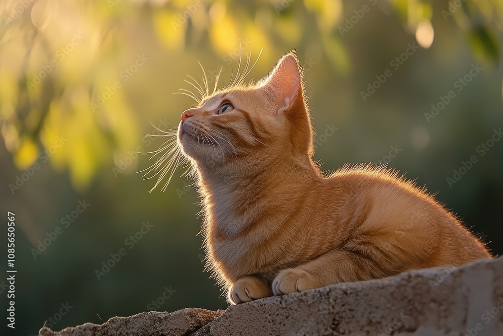 close-up of a gray cat sitting in the street and looking away. Beautiful simple AI generated image close-up of a gray cat sitting in the street and looking away. Beautiful simple AI generated image