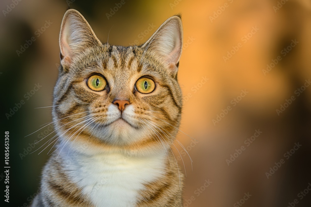 Black-footed cat Felis nigripes is the smallest cat found in Africa.. Beautiful simple AI generated image Black-footed cat Felis nigripes is the smallest cat found in Africa.. Beautiful simple AI generated image