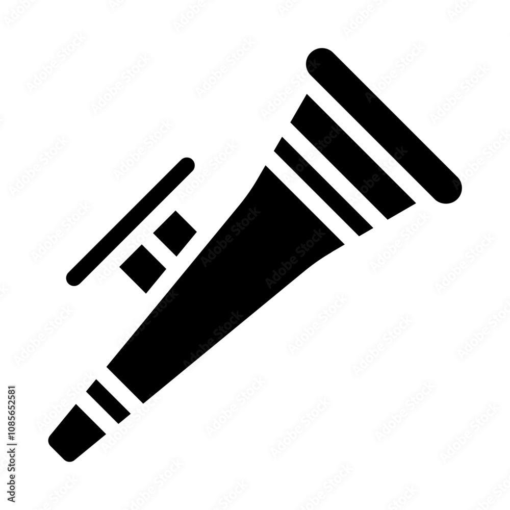 Clarinet solid icon