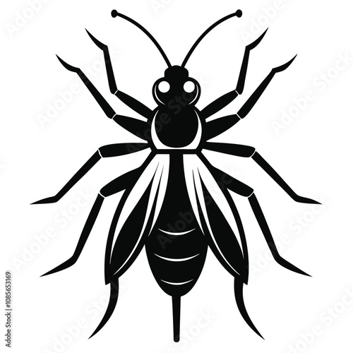 Solid color Insect animal vector design