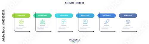 Modern Infographic Vector Template