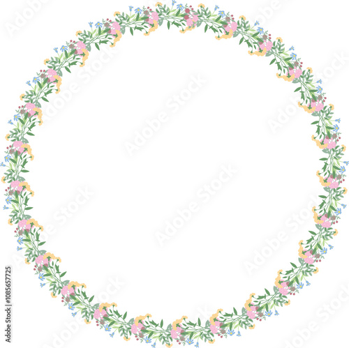 coquette Pink Flower Frame
