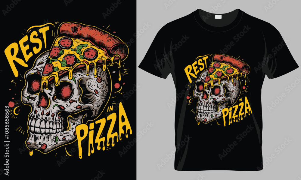 Rest in Pizza - Pizza typography vector T-shirt design. motivational and inscription quotes.
perfect for print item and bags, posters, cards. isolated on black background
Rest in Pizza - Pizza typography vector T-shirt design. motivational and inscription quotes.
perfect for print item and bags, posters, cards. isolated on black background