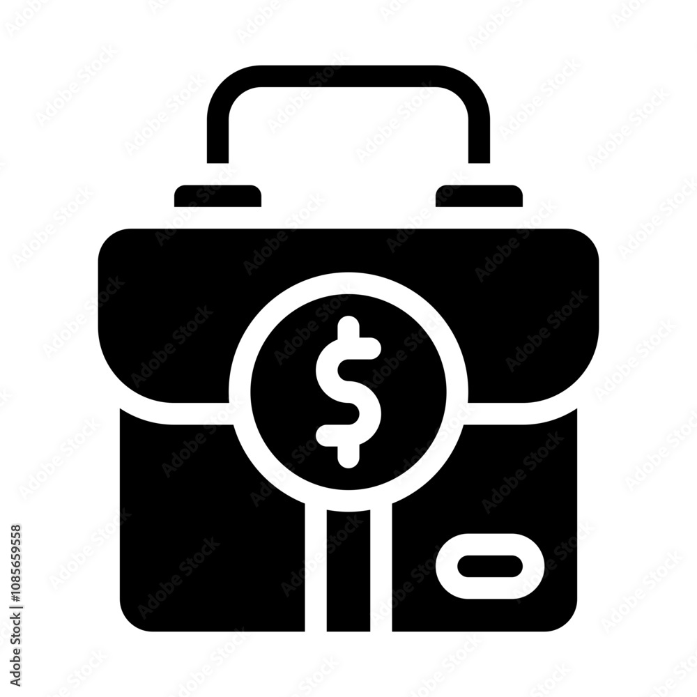 Suitcase solid icon Suitcase solid icon