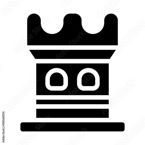 Tower Medieval solid icon