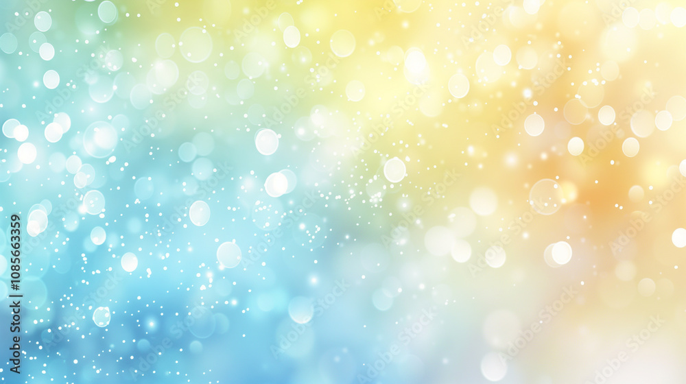 Colorful Gradient Background with Light Bokeh Effect