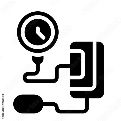 Blood Pressure solid icon
