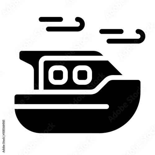 Boat solid icon