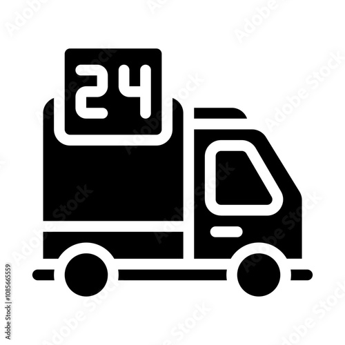 Delivery Truck solid icon