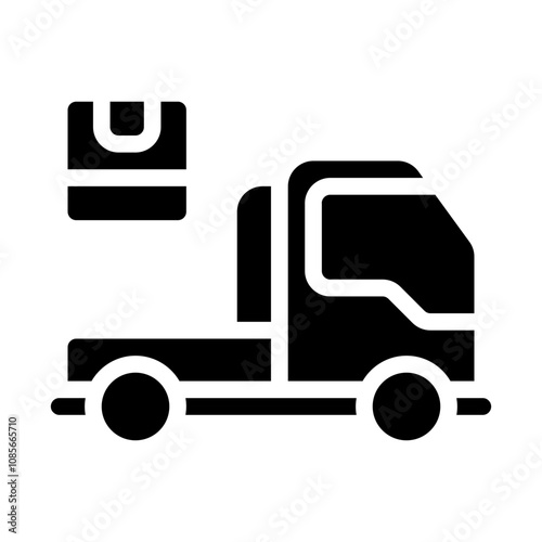Delivery solid icon